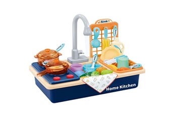 Autre jeux éducatifs et électroniques AUCUNE Jeux de cuisine lave-vaisselle jouet de cuisine avec lavabo électrique bleu