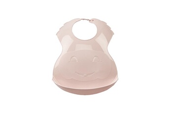 Bavoirs Thermobaby Thermobaby bavoir semi-rigide - rose poudré
