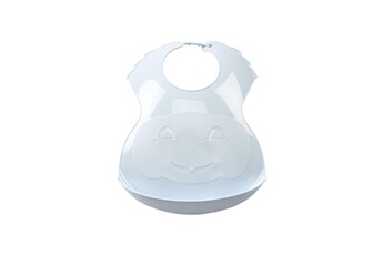 Bavoirs Thermobaby Thermobaby bavoir semi-rigide - fleur bleue
