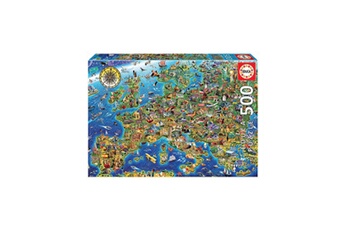 Puzzle Educa Borras Educa borras - puzzle de la carte de l'europe 500pcs