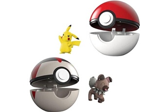 Figurine pour enfant Bandai Jouets Figurine - pokemon - poke ball et figurine 5 cm