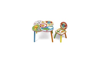 Chaises hautes et réhausseurs bébé Alpexe Fisher price - table et 1 chaise en bois