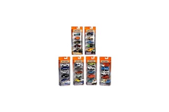 Figurine pour enfant Alpexe Matchbox pack de 5 véhicules - c1817 - petites voitures - 3 ans et +