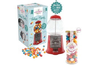 Article et décoration de fête Scrapcooking Party Distributeur de bonbons vintage + recharge bubble gums 300 g