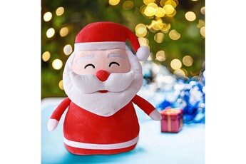 Peluche AUCUNE Noël créatif père bonhomme de neige oreiller chauffe-main en peluche cadeau - multicolore