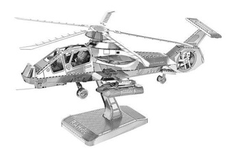 Maquette Playtastic Maquette 3d en métal : hélicoptère - 41 pièces