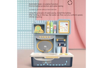 Autre jeux éducatifs et électroniques AUCUNE Le robinet électrique de la coiffeuse et table à laver donne des jouets eau - bleu clair