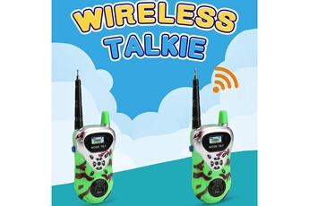 Autre jeux éducatifs et électroniques AUCUNE 2pcs mini talkie-walkie enfants jouets électroniques ensemble radio bidirectionnel portable - vert