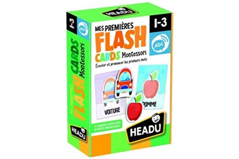 Autres jeux d'éveil Headu Jeu découverte headu mes premières flash cards montessori