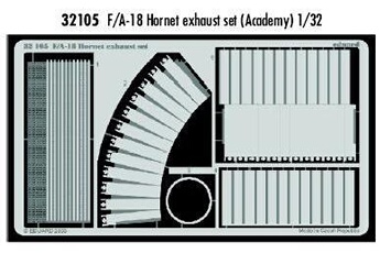 Accessoire modélisme Eduard Pot d'échappement de mcdonnell douglas f/a-18 hornet (pour maquettes academy)