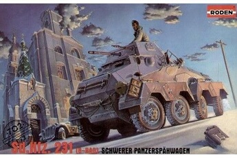 Accessoire modélisme Roden Sd.kfz.231 (8-rad) schwerer panzerspahwagen