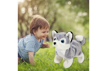 Peluche AUCUNE Peluche électrique teddy sera appelé jouet pour enfants chien robot intelligent marche - multicolore