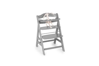 Chaises hautes et réhausseurs bébé Hauck Chaise haute évolutive bois alpha + / grey