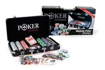 Poker Grimaud Jeu de casino grimaud world poker tour malette alu 300 jetons américains noir