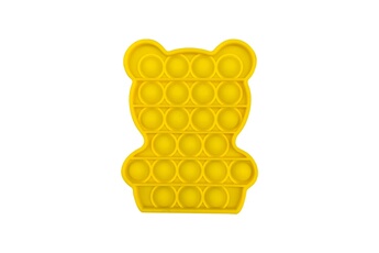 Autre jeux éducatifs et électroniques AUCUNE Animal bear push bubble fidget jouet sensoriel autisme besoins spéciaux anti-stress - jaune