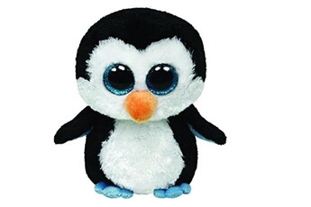 Peluche GENERIQUE Ty - ty36008 - peluche - beanie boos - moyen - waddles le pingouin - 15 cm