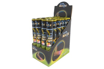 Bijou de déguisement GENERIQUE Rire et confetti fiebas026 - décoration de fête - tube de 15 bracelets lumineux - 5 x 200 mm