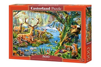 Puzzle Castorland Castorland puzzle forest life 500 pièces