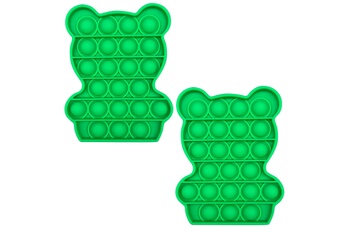 Autre jeux éducatifs et électroniques AUCUNE Animal bear push bubble fidget jouet sensoriel autisme besoins spéciaux anti-stress - vert