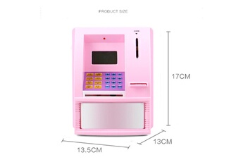 Autre jeux éducatifs et électroniques AUCUNE Machine bleue de banque d'épargne d'argent pièce monnaie personnelle guichet automatique - bleu