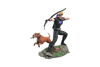 Figurine pour enfant Diamond Select Marvel comic gallery - statuette hawkeye with pizza dog 23 cm