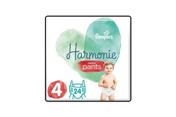 Couche bébé Pampers Pampers 24 couches-culottes harmonie nappy pants taille 4