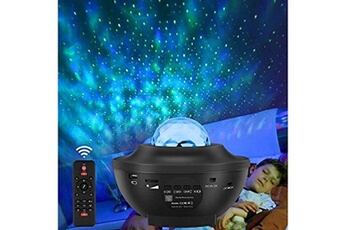Veilleuses Hospaop Led projecteur étoile, galaxy nova projecteur lampe de rotatif nuage, veilleuses télécommandées, lecteur musique à couleurs changeantes avec bluetooth