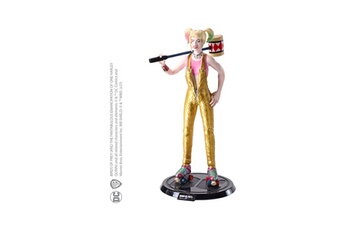 Figurine pour enfant Noble Collection Dc comics - figurine flexible bendyfigs harley quinn bop with mallet 19 cm