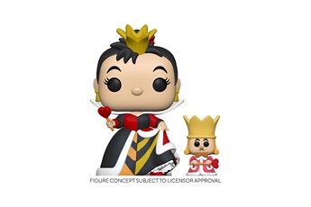 Figurine pour enfant Funko Alice au pays des merveilles - figurine pop! & buddy queen avec le roi de c ur 9 cm