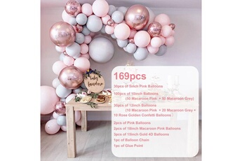 Article et décoration de fête Insma 124pcs / set macaron ballons guirland confettis arch ballons pour anniversaire insma 169 pcs