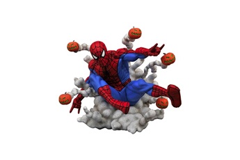 Figurine pour enfant Diamond Select Marvel comic gallery - statuette spider-man pumpkin bombs 15 cm