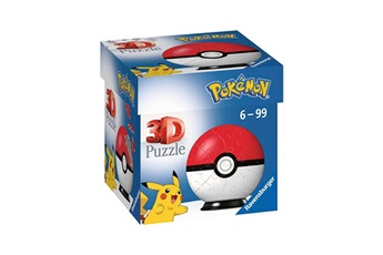 Puzzle Ravensburger Pokémon - puzzle 3d pokéballs : classic (54 pièces)