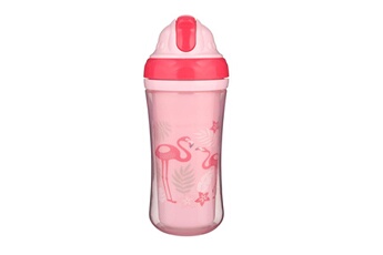 Autre accessoire repas bébé Canpol Babies Summer gourde sport pour enfant avec paille 260 ml rose
