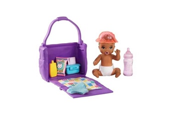 Poupée Barbie Barbie bébé et accessoires de toilette - ghv86 - coffret poupée mannequin - 3 ans et +