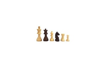 Jeu d'échecs GENERIQUE Traditionnel jeu bois echiquier pliant 25cm roi 44mm multicolore