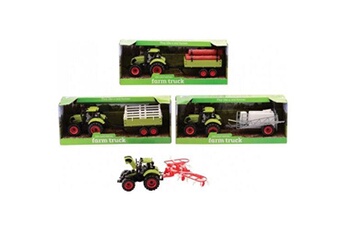 Circuit voitures Guizmax Tracteur avec remorque 30 cm jouet ferme enfant