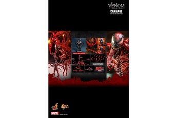 Figurine pour enfant Hot Toys Figurine hot toys mms620d - marvel comics - venom : let there be carnage - carnage deluxe version