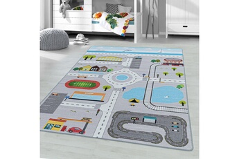 Tapis pour enfant Studio Deco Circuit - tapis enfant lavanle gris 120 x 170 cm