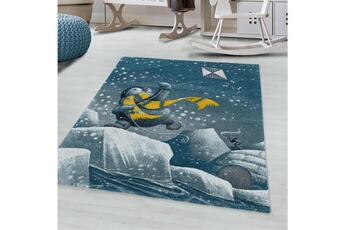 Tapis pour enfant Funny Astronaute - tapis d'enfant - bleu 200 x 290 cm