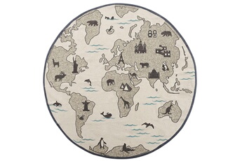 Tapis pour enfant Beliani Tapis décoratif carte du monde pour enfant