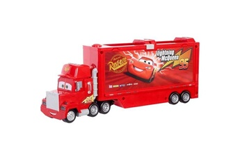 Voiture Mattel Cars disney pixar - transporteur mack rouge, sons et lumieres - petite voiture / camion - des 3 ans