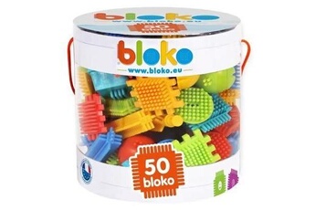 Maquette GENERIQUE Bloko - tube de 50 'bloko' - dès 12 mois - jouet de construction