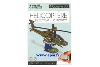 Maquette Graine Creative Puzzle maquette helicoptere de combat