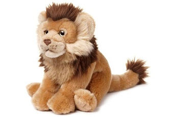 Peluche Wwf Peluche lion de 23 cm marron
