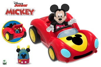 Figurine de collection Mickey Et Minnie Figurine articulée mickey et minnie mickey vehicule pompier 7,5 cm
