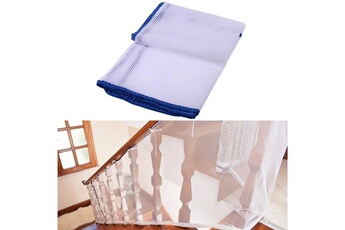 Autre protection et sécurité Wewoo Filet de sécurité d'escalier de balcon tressé de de l'épuisement de 3m pour l'enfant bleu