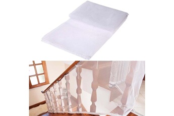 Autre protection et sécurité Wewoo Filet de sécurité d'escalier de balcon tressé de de de l'épaississement 3m pour l'enfant blanc