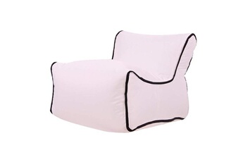 Fauteuil et pouf enfant Wewoo Mini sièges gonflables imperméables pour bébé coussin de siège de sac de haricots de sofachair furniture blanc