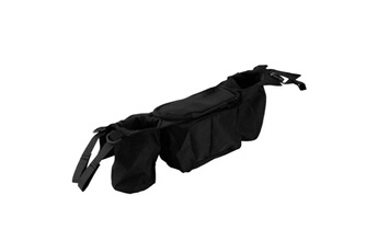 Accessoires poussettes Wewoo Poussette bébé organisateur landaus voiture bouteille porte-gobelet sac pour landau buggy accessoires noir