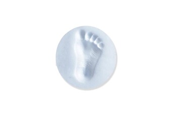 Empreinte bébé Wewoo Main de bébé et encre de pied nouveau-né modèle empreinte de boue bleu clair